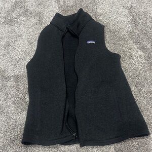 Patagonia Black Knit Women’s Vest size medium